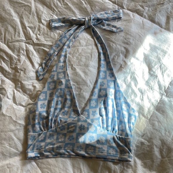 NWT RSQ FLORAL HALTER TOP - Picture 5 of 6